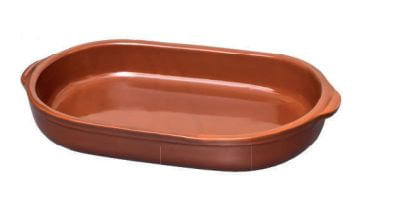 Assadeira  Louça Marron N.0  24,5x13x5,5 Cod.1802  Motta