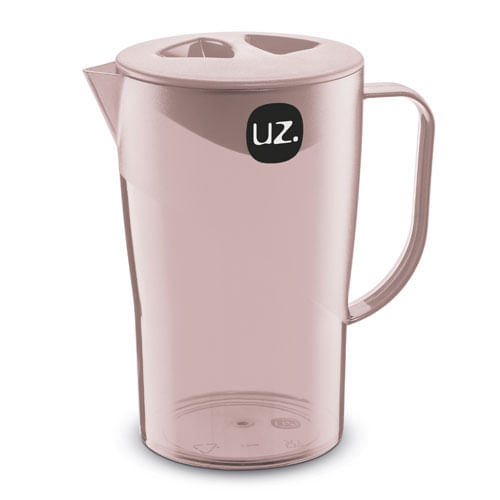 Jarra Plastico 2lt Rosa Translucido ( 109-Ros) Uz