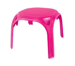 Mesa Plástica Infantil Rosa Rischioto