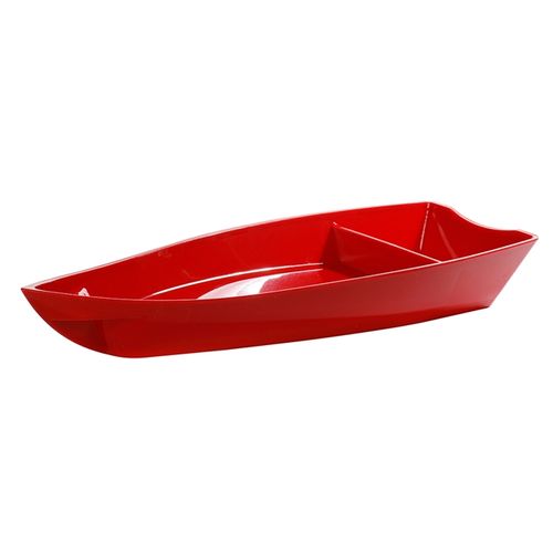 Barco P/ Sushi Medio Polipropileno Vermelho (392) Vemplast