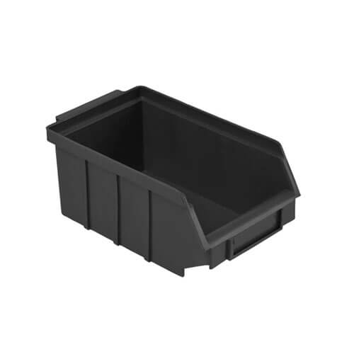 Gaveteiro De Plastico 4 S/ Trava Preto 9,5x13x21cm  (78pt) Bolivar