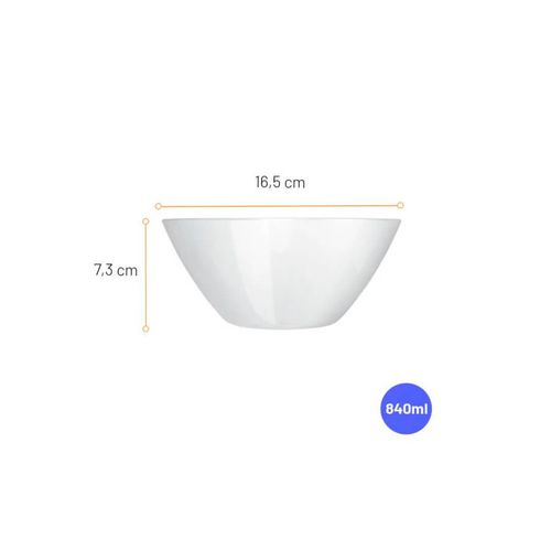 Saladeira Oplaine 840 Ml 16,5x7,3 Cm (4145) Nadir