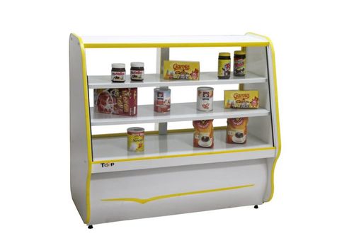 Vitrine Seca Bvt 1.20 Vid. Reto Amarelo Ormifrio
