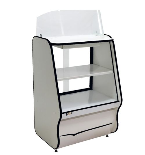 Vitrine Caixa Mct-Pop 075 Vidro Reto Preto Ormifrio