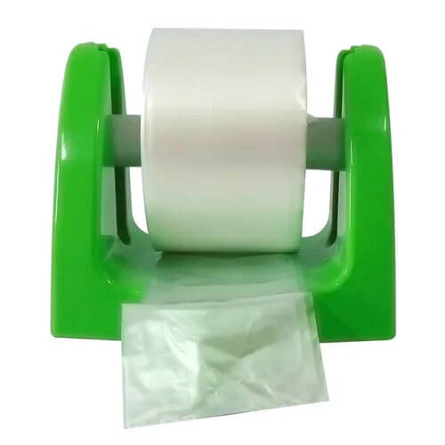 Suporte Plastico P/ Bobina Estrela Verde Liso  Ebp