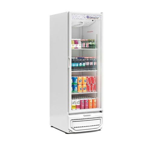 Vitrine Refrigerada Grv-57 Branca Porta De Vidro 570l Gelopar