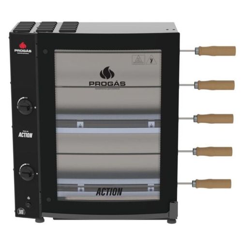 Churrasqueira Rotativa Vertical Prac-05t Tubular Bivolt Progas
