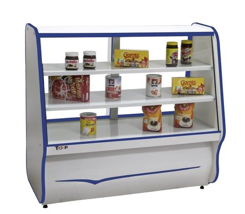 Vitrine Seca Bvt 1.20 Vidro Reto Azul Ormifrio