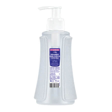 Porta Sabonete Líquido/Álcool Gel Plástico 280ml Sr1600/33 Sanremo