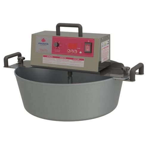 Panela P/Mexer Doce Alumínio Prmog-21l Bivolt+Temporizador Progas