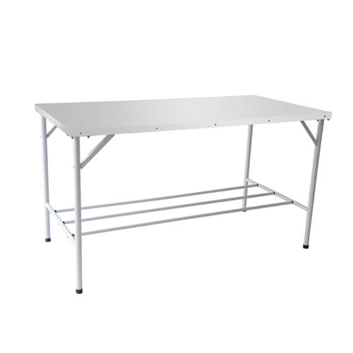 Mesa Panificadora 1.90x90cm Tampo Inox Desmontavel Ba19 Venancio