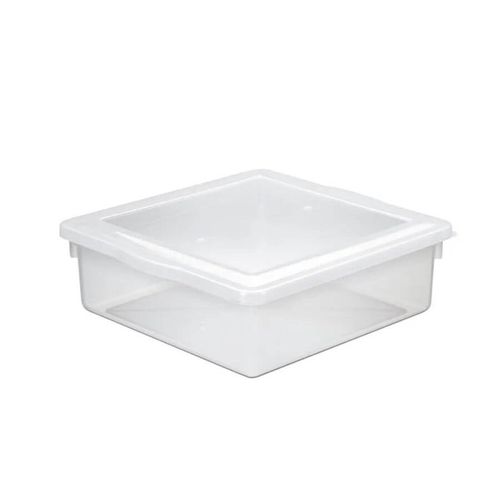 Caixa Plastica 8lt 31,9x31,9x10,9cm C/ Tampa 0325 Pleion