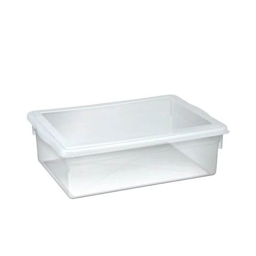 Caixa Plastica 11lt 40,8x29x12,6cm C/ Tampa 0330 Pleion