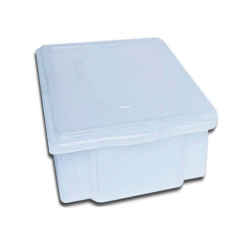Caixa Plástica 25 Lt Branca 53x32x18 C/ Tampa S800 Dekacron