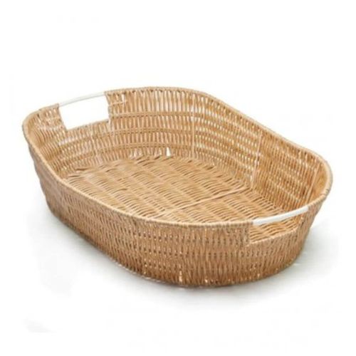 Cesto Oval Claro Grande 50x33x12cm Código 3920 Mimo Style