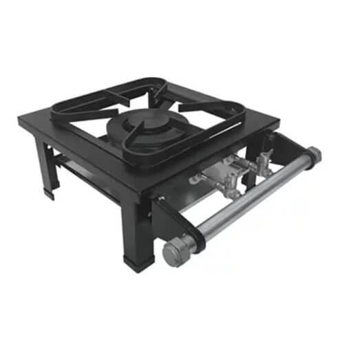 Fogão 1 Boca 30x30 P5 1 Queimador Duplo C/ Pé (M1) S2020 Metalmaq