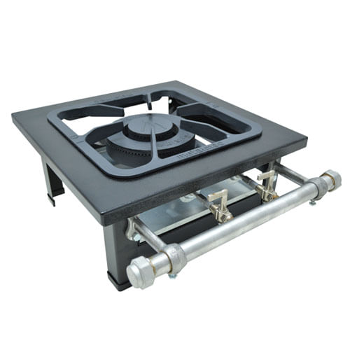 Fogao 1 Boca  30x30 P5 1 Qd Mesa M1 Stori Max Metalmaq