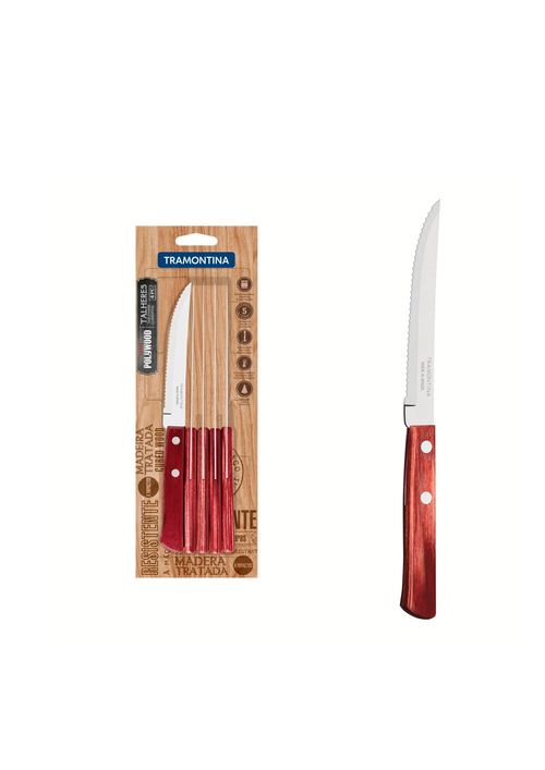 Conj. Churrasco Inox 6 Pcs Polywood  Tramontina
