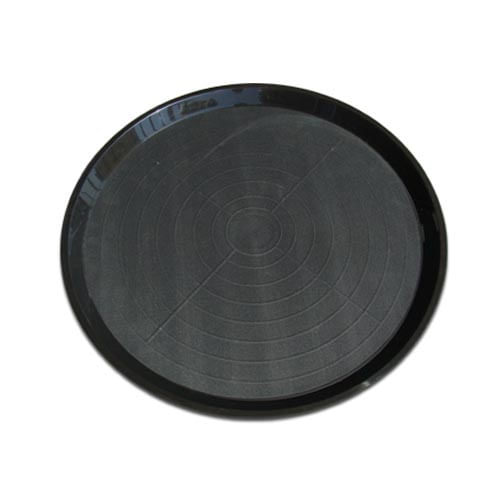 Bandeja Redonda Antiderrapante Preto S1600 Dekacron
