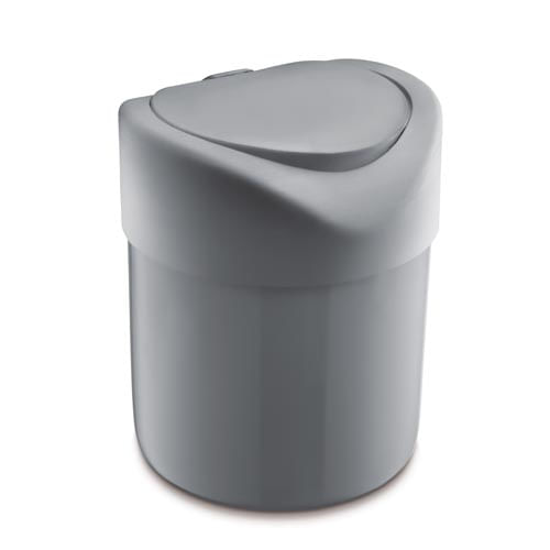Lixeira Plastico Premium  4lt Cinza  (363-Cz) Uz