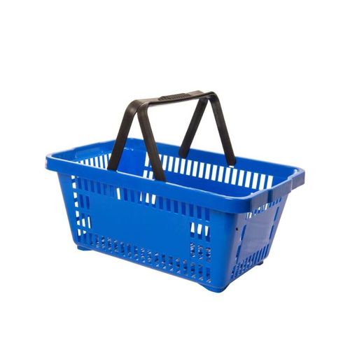 Cesta P/ Mercearia Plastica C/ Alça 13lt-S600 Vermelha
