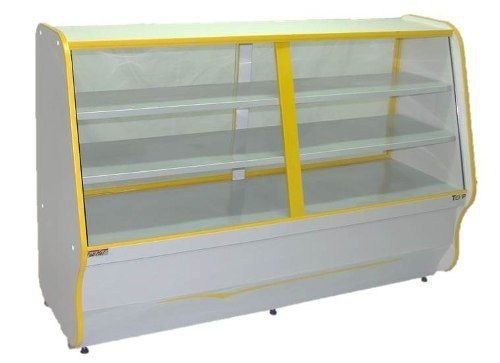 Vitrine Seca Bvt 1.60 Vidro Reto Amarelo Ormifrio