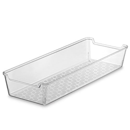 Organizador De Gaveta Plast. Liso 12.5x34x5.5cm (386- Tr) Uz