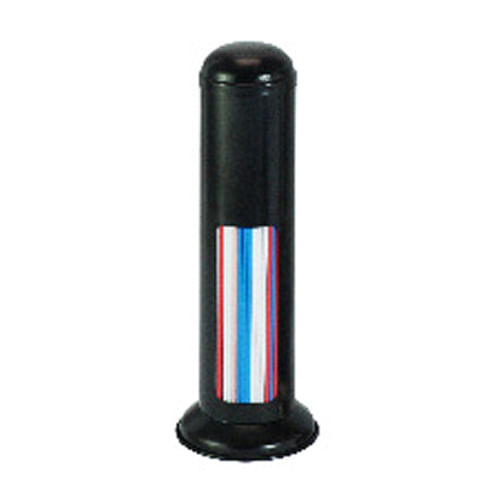 Porta Canudo Plast.Texturizado  Preto Jsn