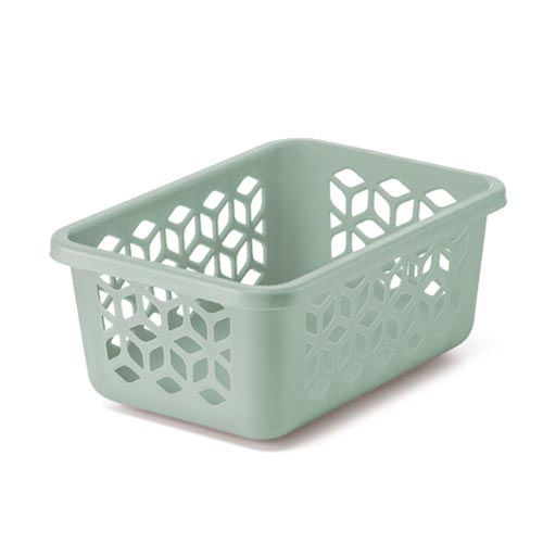 Cesto Plastico Pequeno Organizador  Verde Menta (359- Vem) Uz
