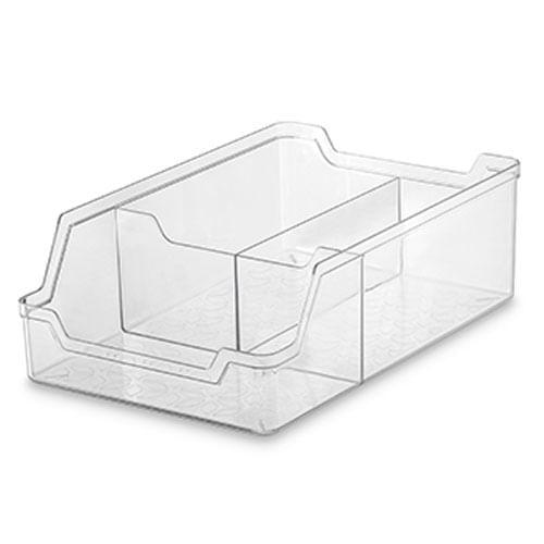 Organizador  Plast. C/ Div. 18x28x9cm (388- Tr) Uz