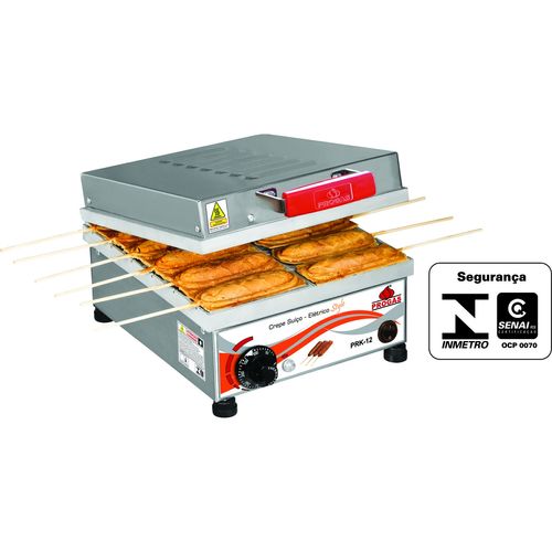 Prensa Crepe Suiço Eletrico Prk-12 127v Progas