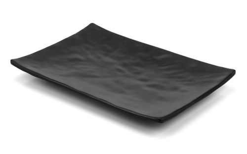 Travessa Sushi Melamina Preto 30x21cm Gx5364 Goumert Mix