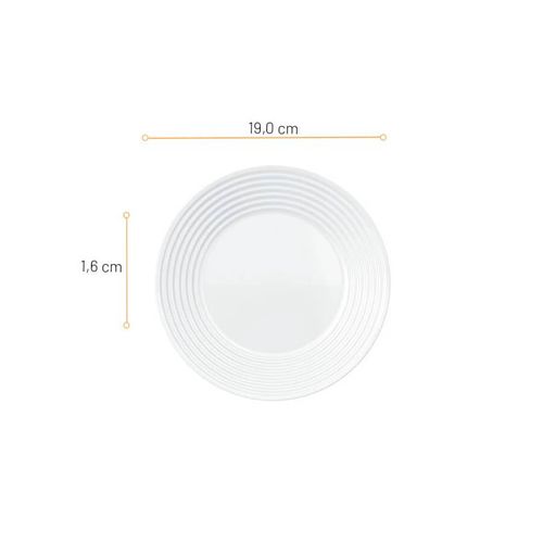 Prato Sobremesa Br.5349 19cm  Saturno Nadir
