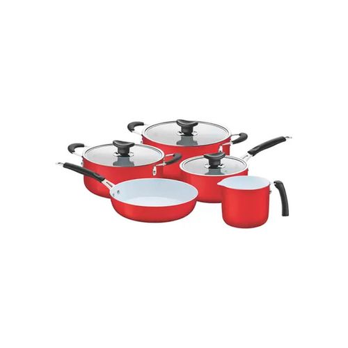 Conjunto Panela  5 Pçs. Provence Aluminio C/ Revest. Ceramica Tramontina