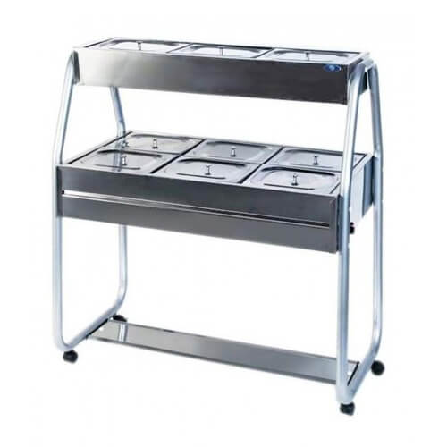 Self Service  Duplo 06 Quente+ 3 Fria Gns Luxo Cinza 110v Ibet