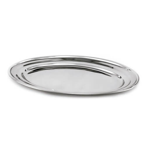 Travessa Oval Rasa 30cm  Inox Gx0054 Goumert Mix