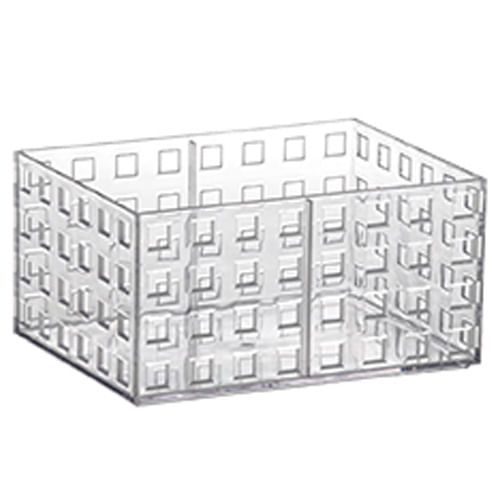Organizador Empilhavel Quadr.(841) Plast. Cr 16x11,5x8cm Paramount