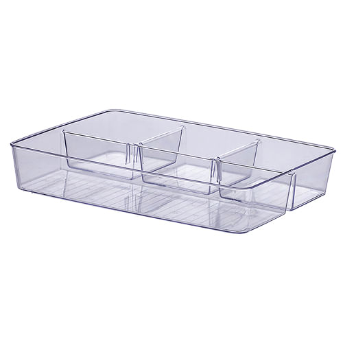 Organizador C/ Divisoria (905) Plastico 34x24x6cm Paramount