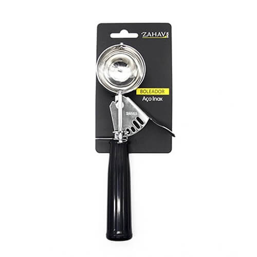 Boleador 31ml 4,8cm Inox Cabo Preto Zsk4000