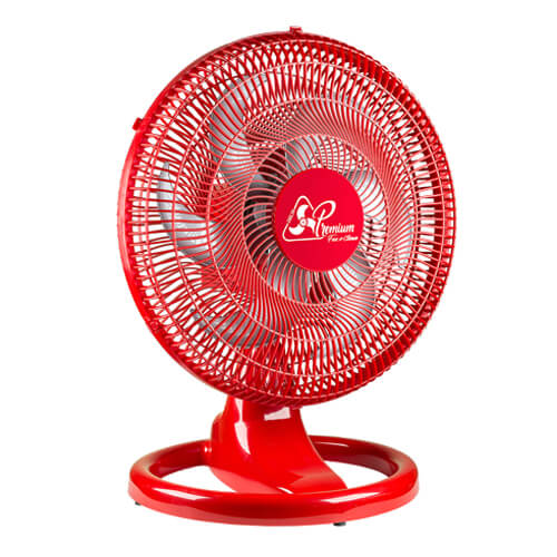 Ventilador Mesa/Pared. 50cm Bivolt (170w) Verm. Venti- Delta