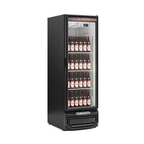 Cervejeira Gcb-57 Preto 572 Lt Porta De Vidro Gelopar