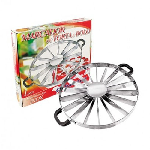 Marcador Torta Inox 10 Fatias  (0370) Caparroz