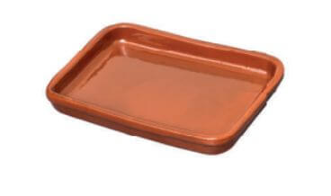 Assadeira  Louca Marron Retangular Cod.1814 30x20x4,5 Motta