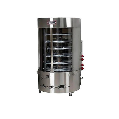 Assador De Frango Rotativo Vertical Arv 100 Sqc Bivolt Gastromaq
