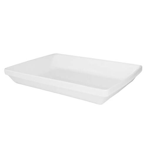 Travessa Refrat. Empilhavel Gr. 34,5x26,5x5,7cm Porcelana Oxford