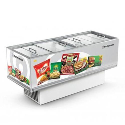Ilha Eip-2000 Plus Vidro Reto Cinza/Adesivo 127v Refrimate