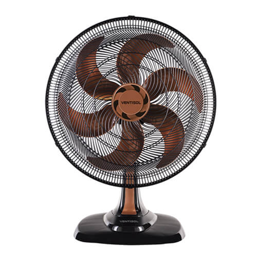 Ventilador Mesa 50cm  Pr (135w) 127v 6p Bronze Premium Ventisol
