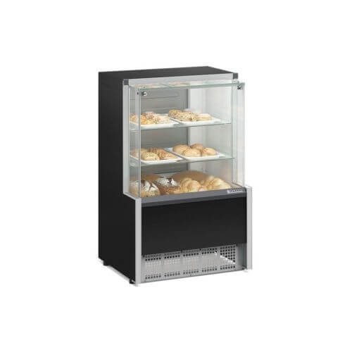 Vitrine Seca Mpna-075r Preto C/Led 127/220v Aurora Gelopar