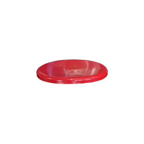 Concha  Plastico Banqueta  Vermelho Md