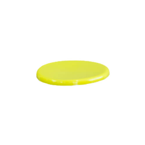 Concha  Plastico Banqueta  Amarela  Md